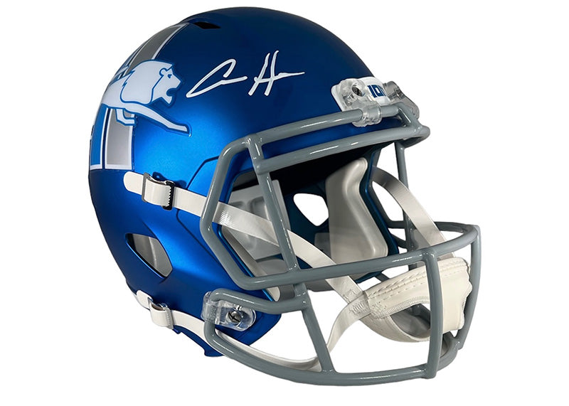 Aidan Hutchinson Signed Detroit Lions Alt 2023 Flash Full Size Helmet Beckett