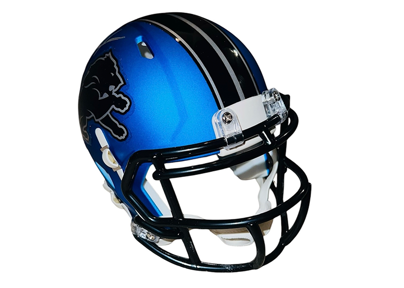 Aidan Hutchinson Signed Detroit Lions Alternate Mini Football Helmet Beckett