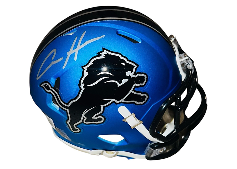 Aidan Hutchinson Signed Detroit Lions Alternate Mini Football Helmet Beckett