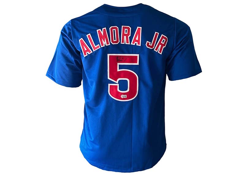 Albert Almora Jr Signed Chicago Custom Baseball Jersey Beckett