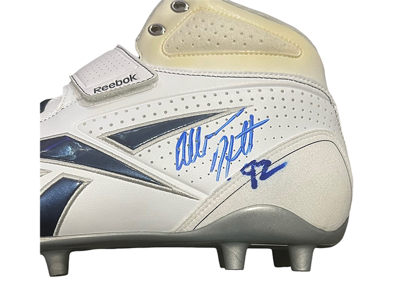 Albert Haynesworth Signed Reebok Football Cleat (JSA)