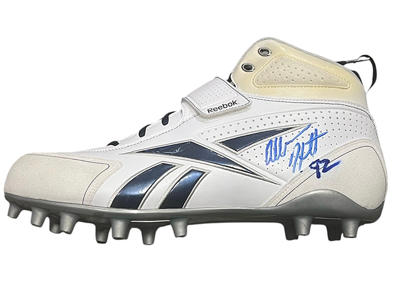 Albert Haynesworth Signed Reebok Football Cleat (JSA)