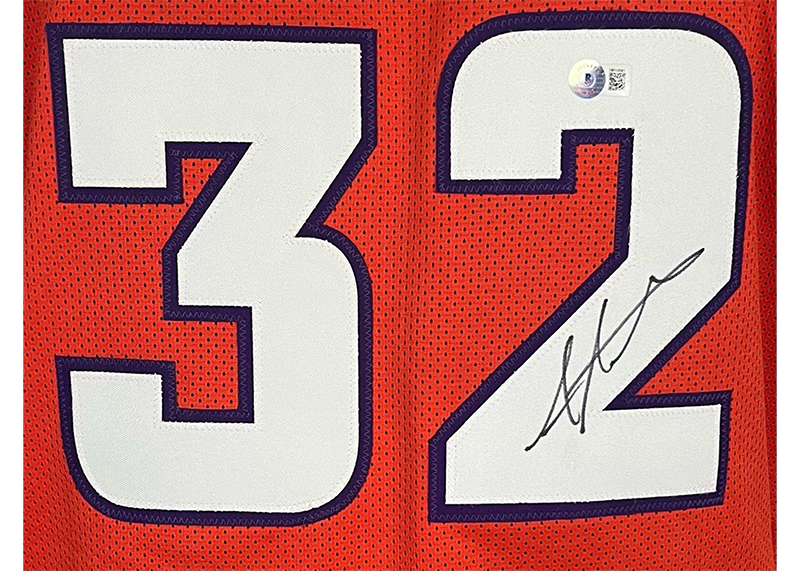 Amar'e Stoudemire Signed Phoenix Custom Orange Basketball Jersey (Beckett)