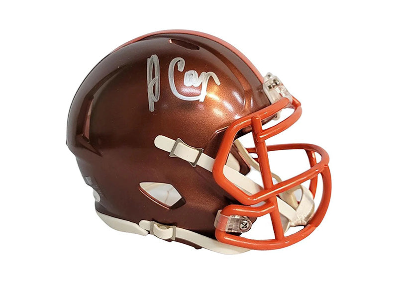 Amari Cooper Autographed Cleveland Browns Flash Mini Helmet (JSA)