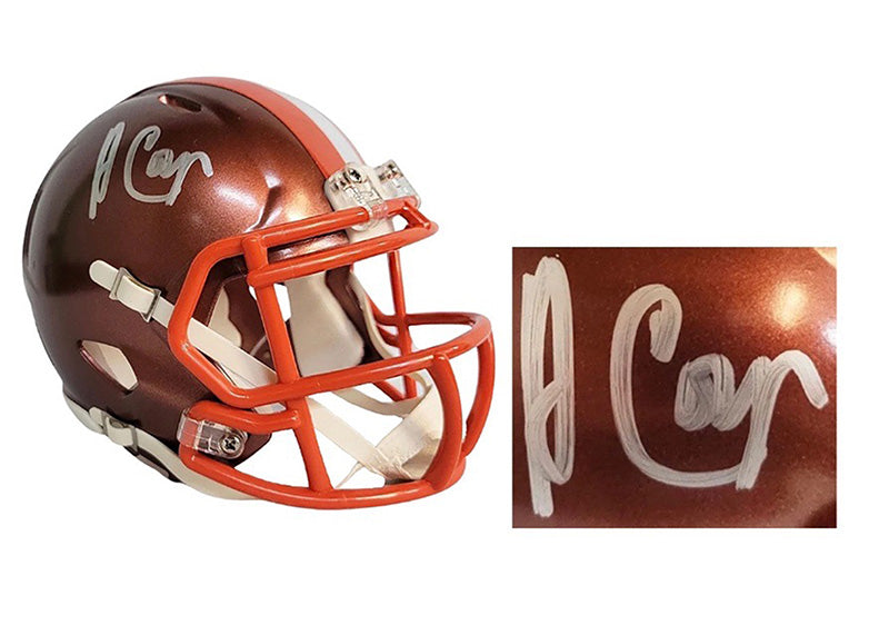 Amari Cooper Autographed Cleveland Browns Flash Mini Helmet (JSA)