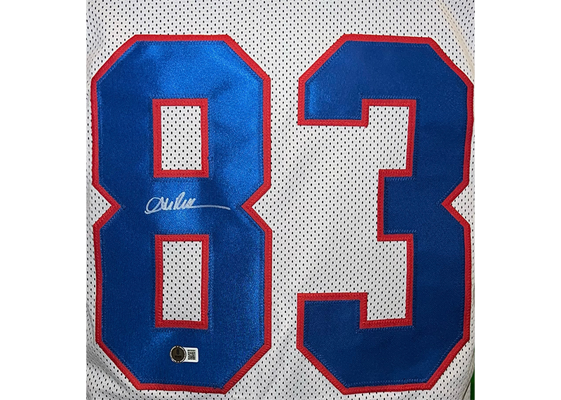 Andre Reed Signed Buffalo White Football Jersey Beckett