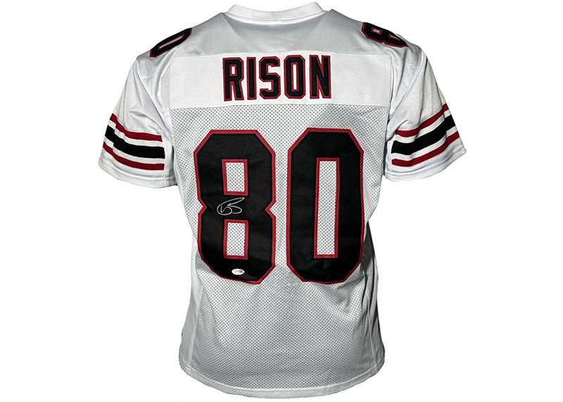 Andre Rison Signed Atlanta White Football Jersey JSA