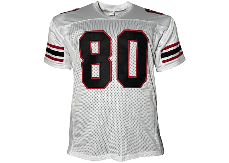 Andre Rison Signed Atlanta White Football Jersey JSA