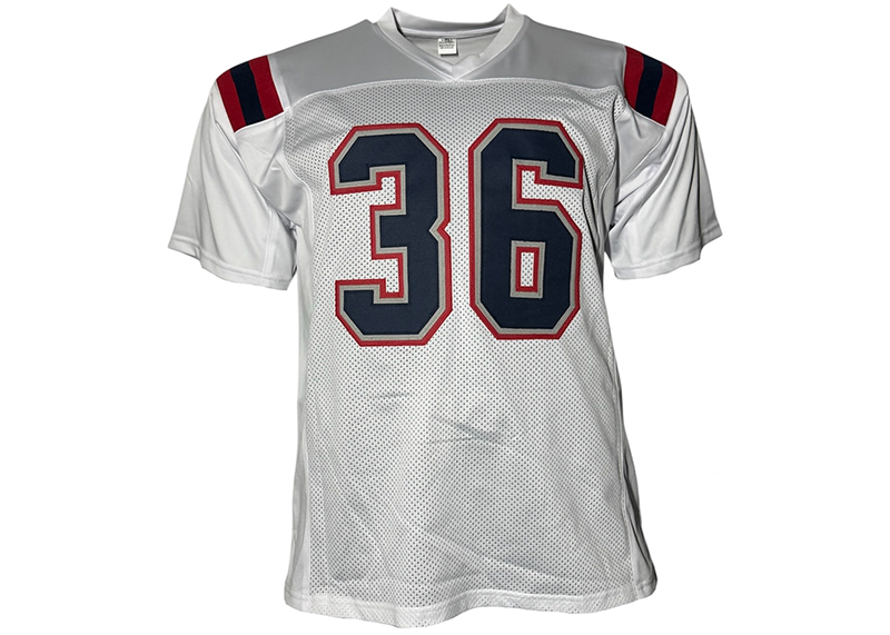 Andres Borregales Signed New England White Football Jersey JSA