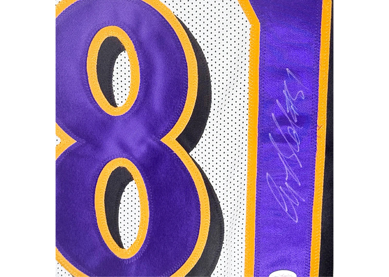 Anquan Boldin Signed Baltimore White Football Jersey (JSA)