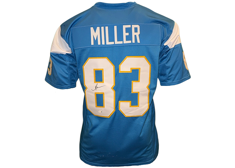 Anthony Miller Signed San Diego Blue Football Jersey JSA