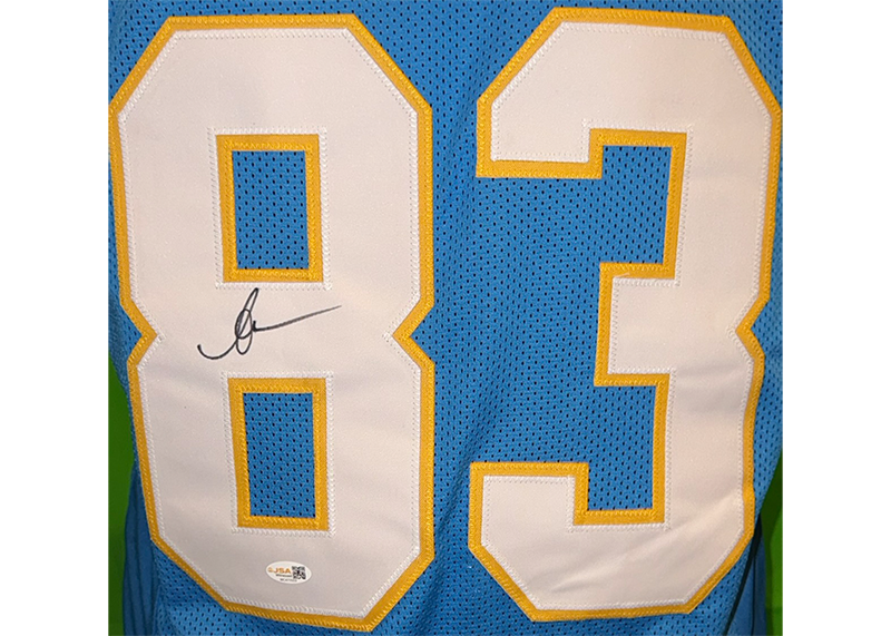 Anthony Miller Signed San Diego Blue Football Jersey JSA