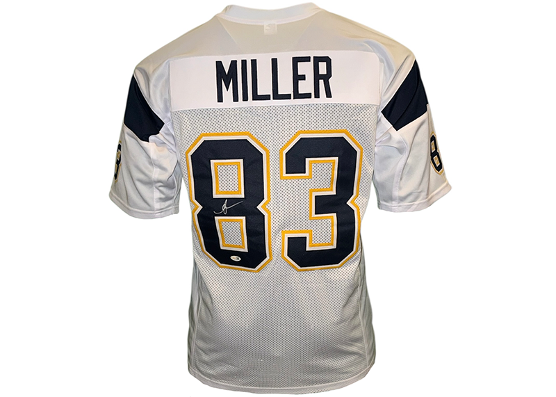 Anthony Miller Signed San Diego White Football Jersey JSA