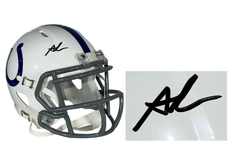 Anthony Richardson Signed Indianapolis Colts Speed Mini Football Helmet JSA