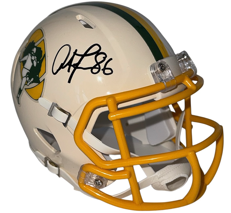 Antonio Freeman Signed Green Bay Packers Retro Mini Helmet JSA