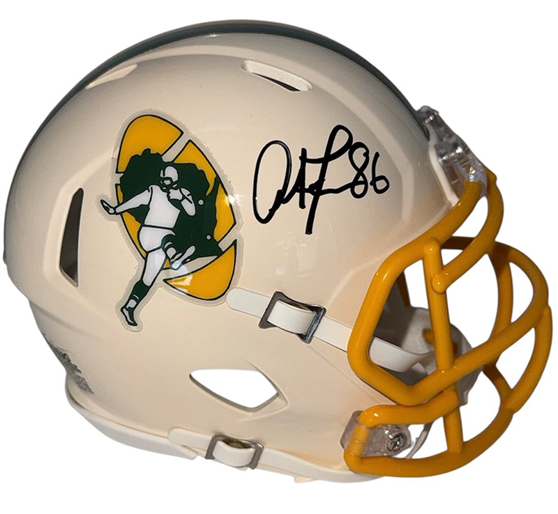 Antonio Freeman Signed Green Bay Packers Retro Mini Helmet JSA