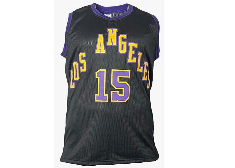 Austin Reaves Signed Los Angeles Black Basketball jersey Beckett