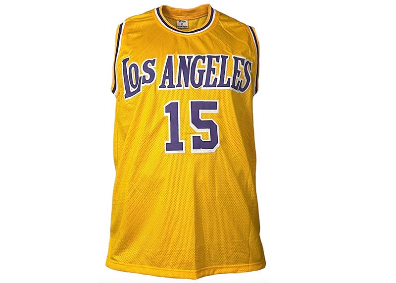 Austin Reaves Signed Los Angeles Yellow Basketball jersey Beckett
