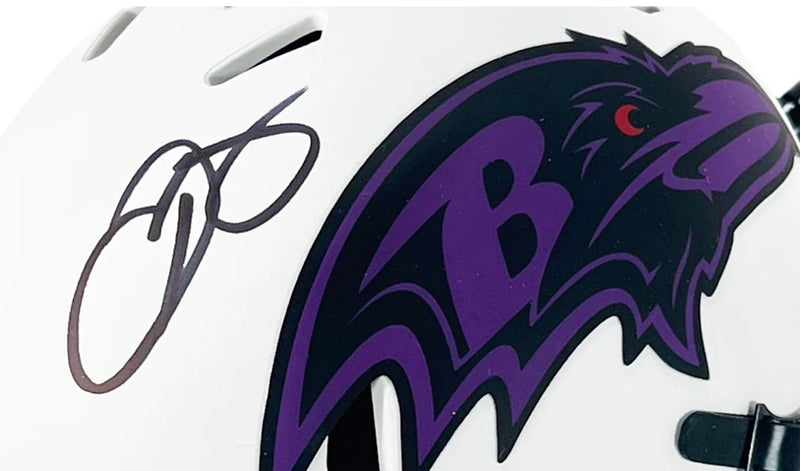 Odell Beckham Jr. Signed Lunar Baltimore Ravens Mini Helmet Beckett