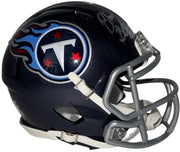Blaine Bishop signed Titans Speed mini helmet