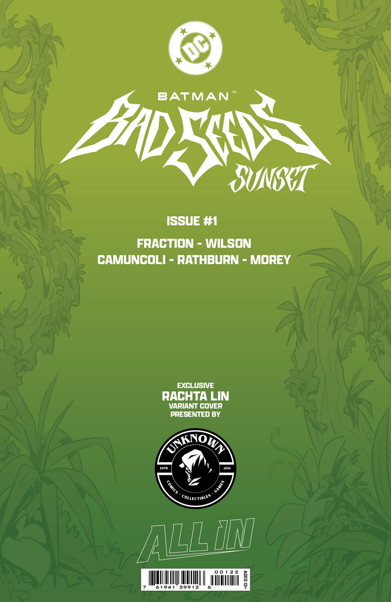 [FOIL] BATMAN BAD SEEDS SUNSET #1 RACHTA LIN EXCLUSIVE VIRGIN VAR (08/26/2026)