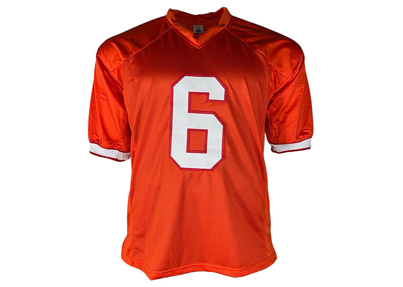 Baker Mayfield Signed Tampa Bay Orange Football Jersey Beckett