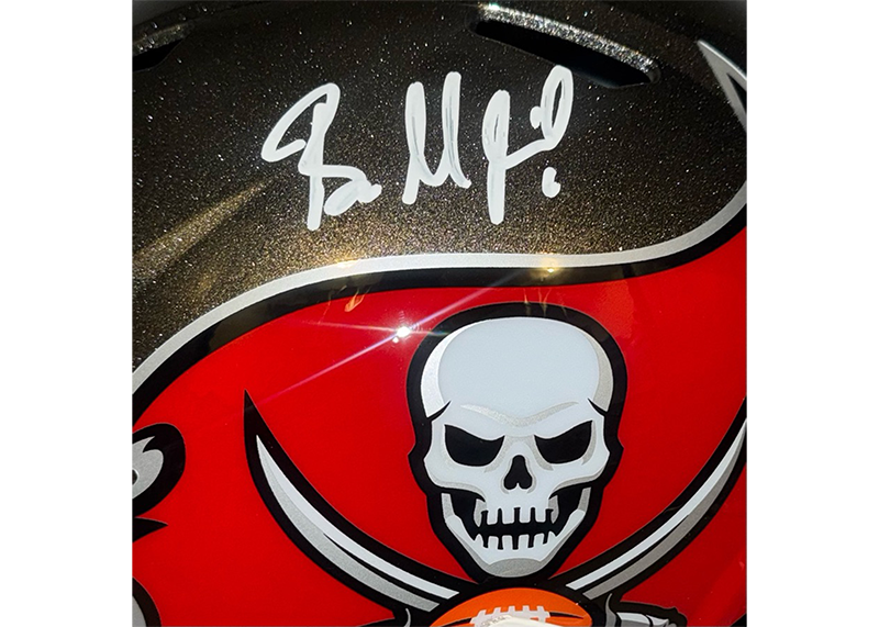 Baker Mayfield Signed Tampa Bay Buccaneers Speed Full Size Helmet Beckett