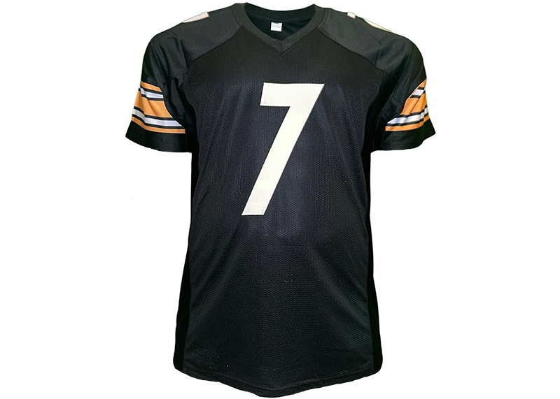 Ben Roethlisberger Unsigned Pittsburgh Black Football Jersey