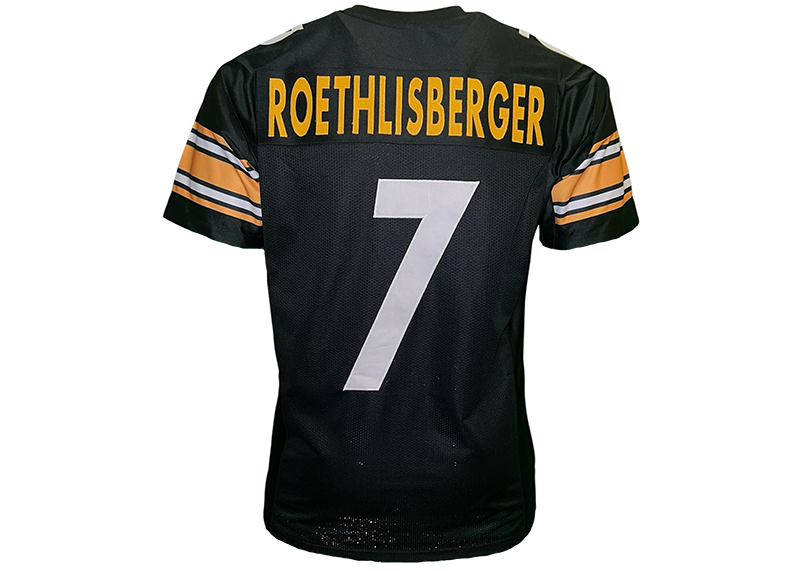 Ben Roethlisberger Unsigned Pittsburgh Black Football Jersey