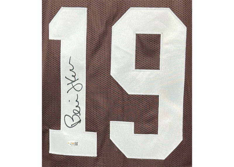 Bernie Kosar Signed Cleveland Brown Football Jersey JSA