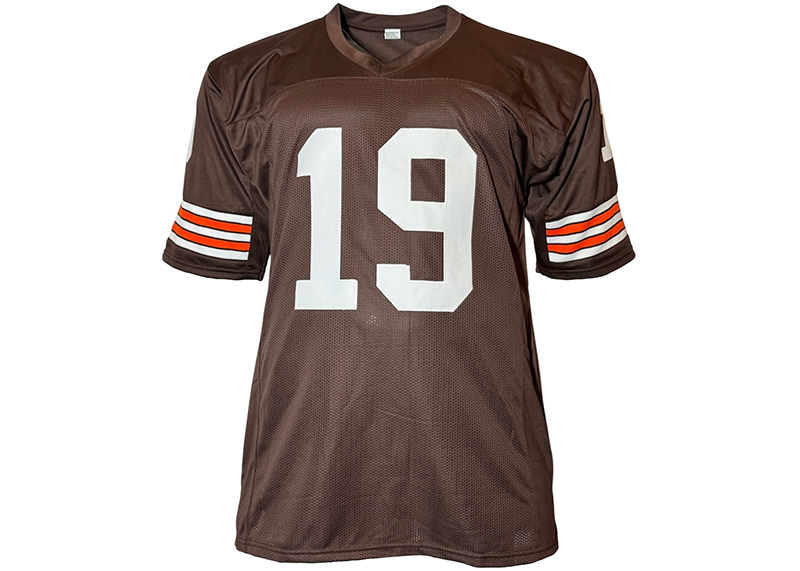 Bernie Kosar Signed Cleveland Brown Football Jersey JSA