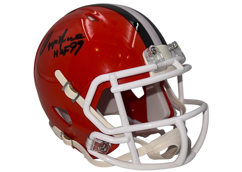 Ozzie Newsome Signed Cleveland Browns HOF-99 Speed Mini Helmet JSA