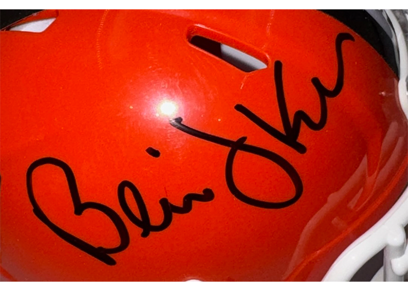 Bernie Kosar Signed Cleveland Browns Speed Mini Helmet JSA