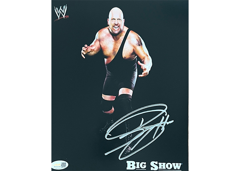 Big Show WWE Signed 8x10 Photo JSA