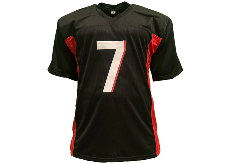 Bijan Robinson Signed Atlanta black Football Jersey Beckett
