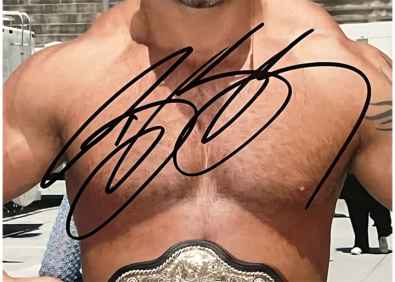 Bill Goldberg Signed Signed 8x10 Photo JSA