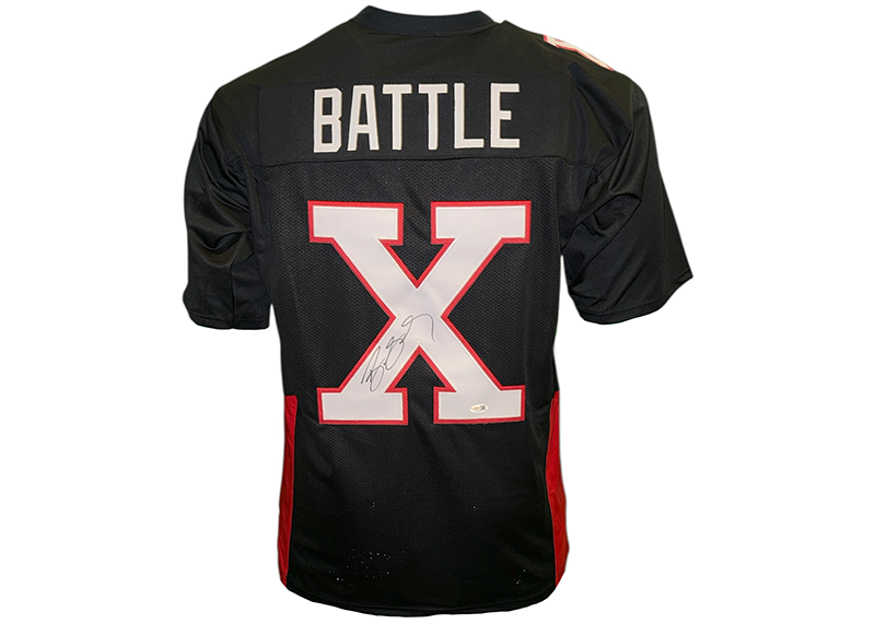 Bill Goldberg Signed "The Longest Yard" Mean Machine Battle X Jersey JSA