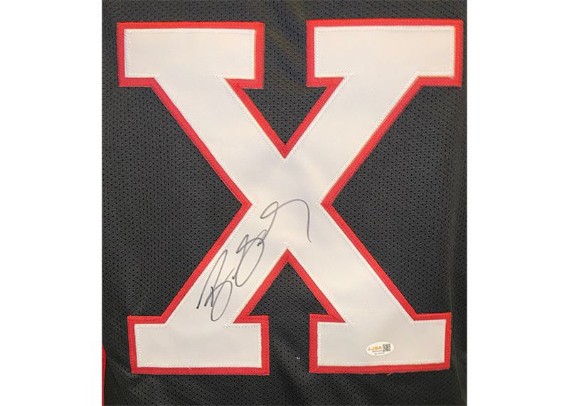 Bill Goldberg Signed "The Longest Yard" Mean Machine Battle X Jersey JSA