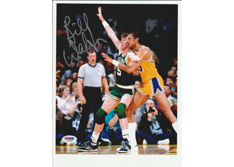 Bill Walton Boston Celtics Signed 8x10 Photo PSA