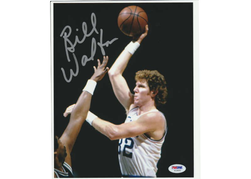 Bill Walton Boston Celtics Signed 8x10 Photo PSA