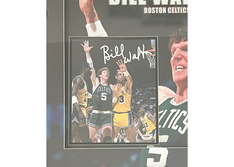 Bill Walton Signed 3D With LED Lights Framed 23x23 Photo JSA