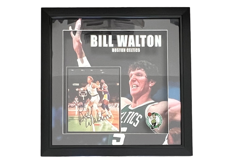 Bill Walton Signed 3D With LED Lights Framed 23x23 Photo JSA