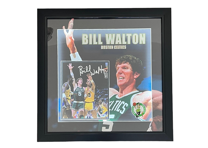 Bill Walton Signed 3D With LED Lights Framed 23x23 Photo JSA