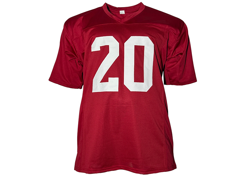 Billy Sims Signed Red College Football Stat Jersey Beckett