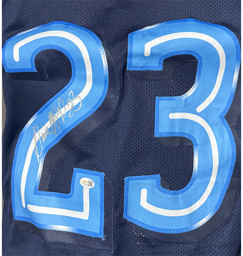 Blaine Bishop Signed Tennessee Rivalries Football Jersey JSA