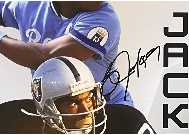 Bo Jackson Signed 18x24 Photo Board – Raiders / Royals – Autographed JSA COA