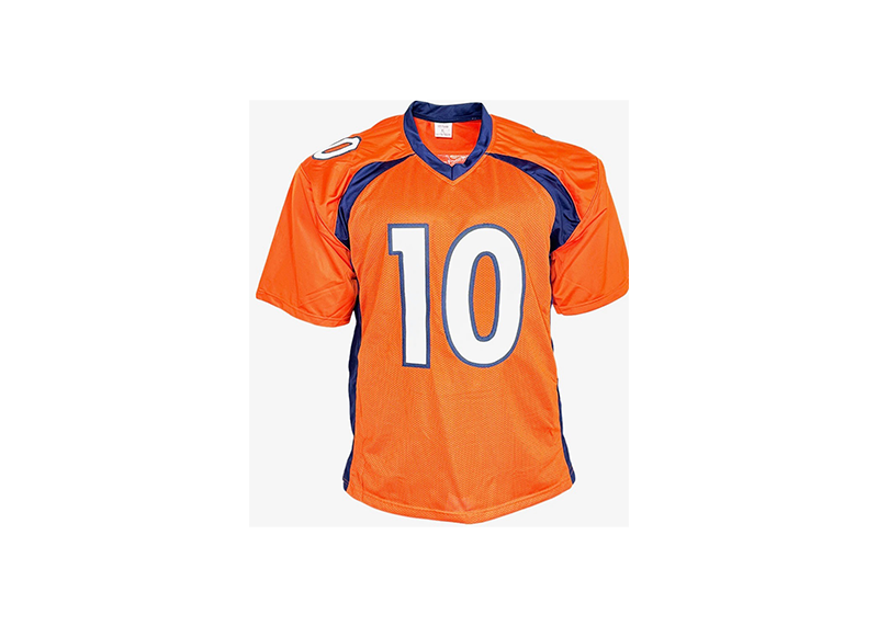 Bo Nix Signed Custom Orange Football Jersey (Beckett)