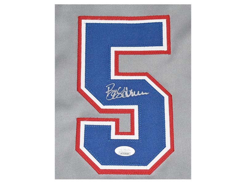 Bob Horner Signed Atlanta Grey Custom Throwback Baseball Jersey (JSA)