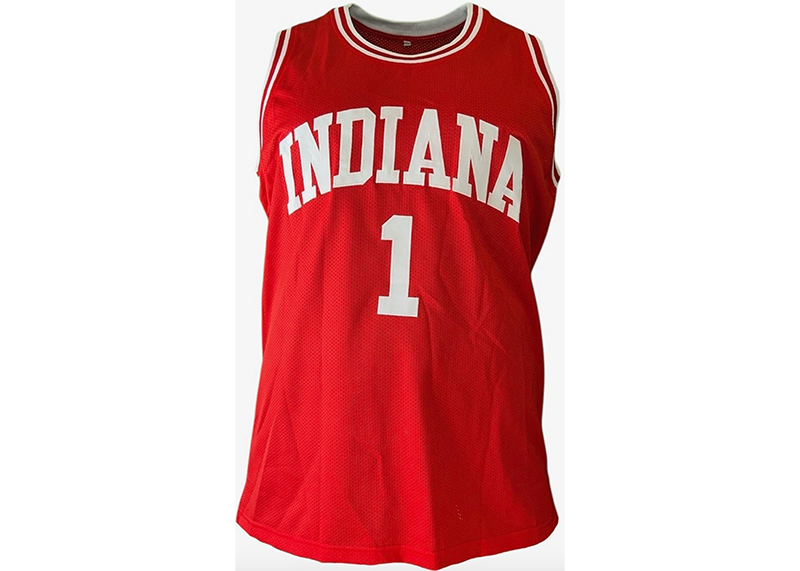 Bob Knight Signed Indiana Basketball Jersey JSA