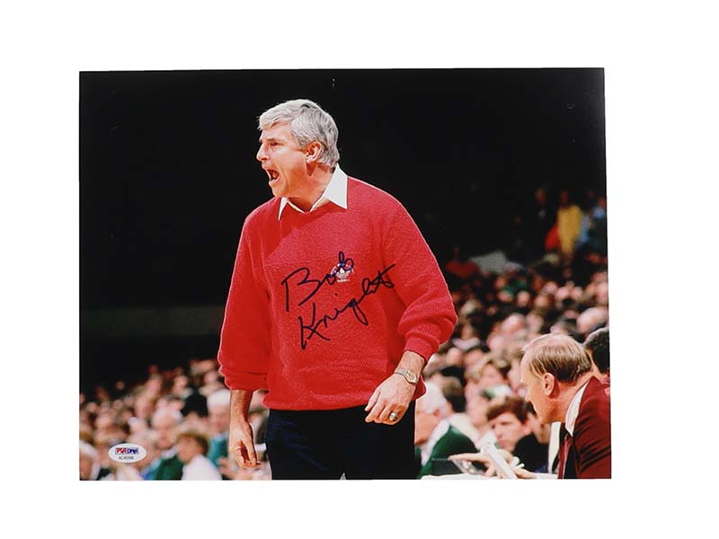 Bobby Knight Signed Indiana Hoosiers 11x14 Photo (PSA)